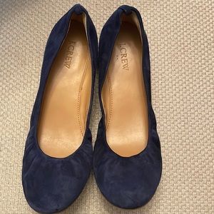Suede ballet flat